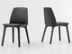 Bonaldo Flute Leather Fiberglass Dining Chair Designed By Mauro Lipparini supplier